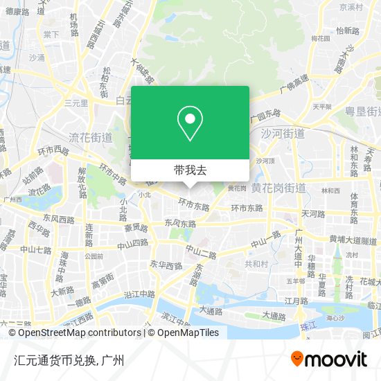 汇元通货币兑换地图