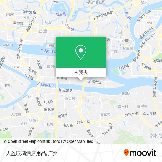 天盈玻璃酒店用品地图