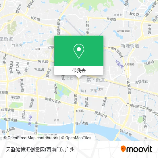 天盈健博汇创意园(西南门)地图