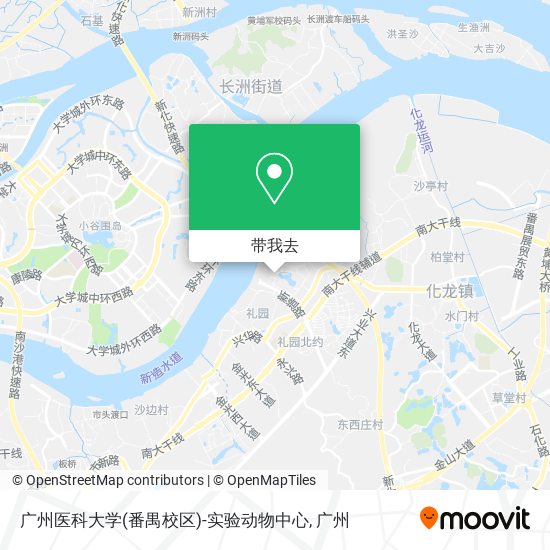 广州医科大学(番禺校区)-实验动物中心地图