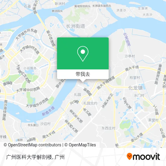广州医科大学解剖楼地图