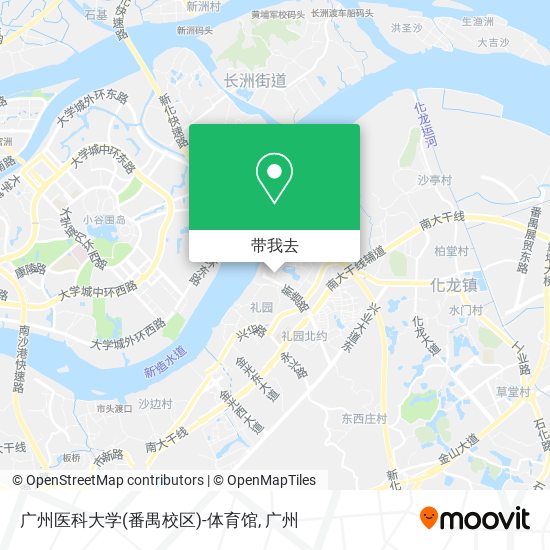 广州医科大学(番禺校区)-体育馆地图
