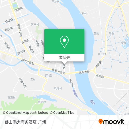 佛山鹏大商务酒店地图
