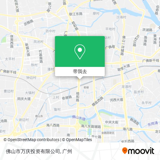 佛山市万庆投资有限公司地图