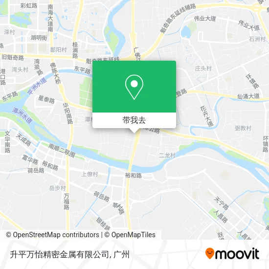 升平万怡精密金属有限公司地图