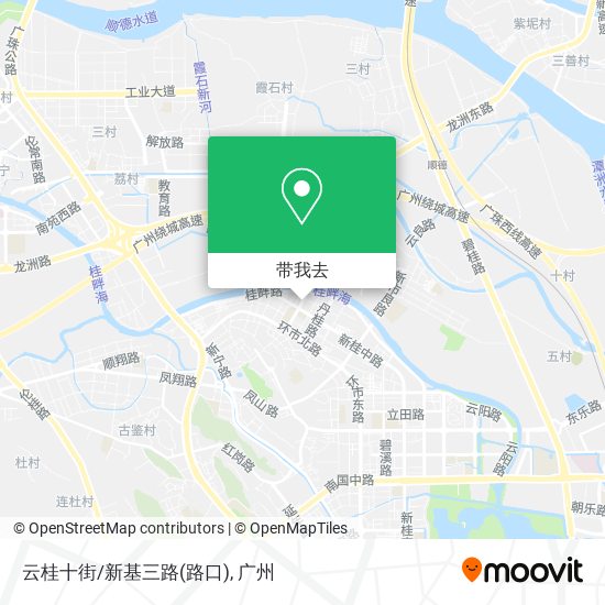 云桂十街/新基三路(路口)地图