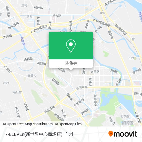 7-ELEVEn(新世界中心商场店)地图