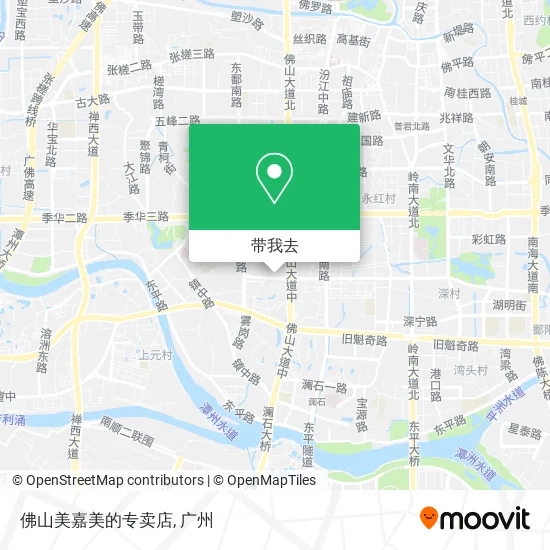 佛山美嘉美的专卖店地图