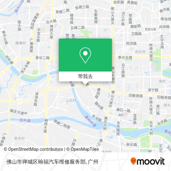 佛山市禅城区翰福汽车维修服务部地图
