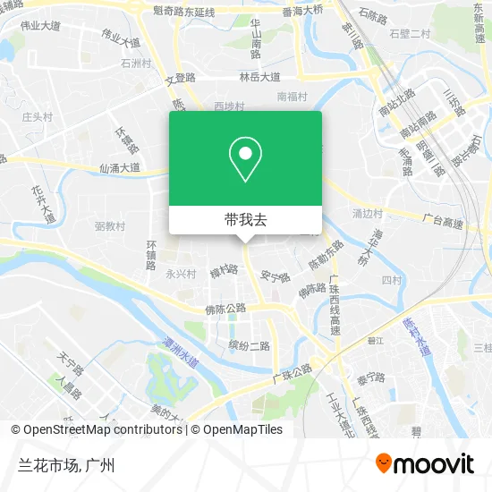 兰花市场地图