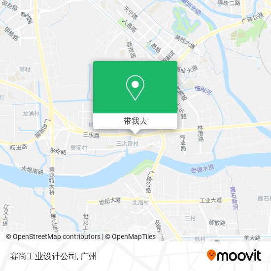 赛尚工业设计公司地图