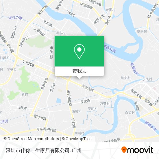 深圳市伴你一生家居有限公司地图