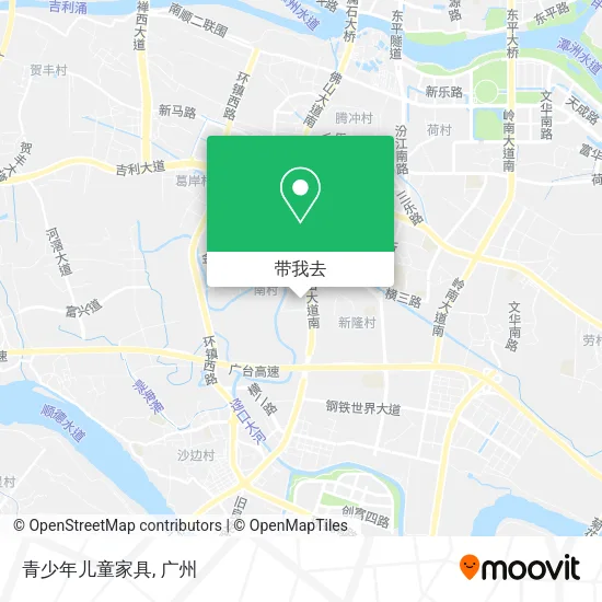 青少年儿童家具地图