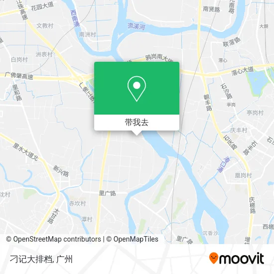 刁记大排档地图