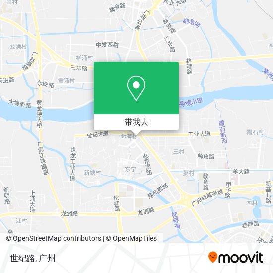 世纪路地图