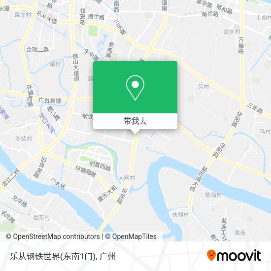 乐从钢铁世界(东南1门)地图