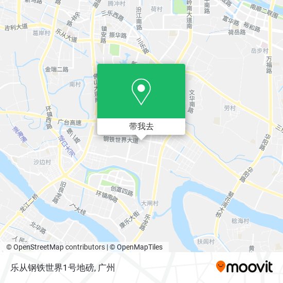 乐从钢铁世界1号地磅地图