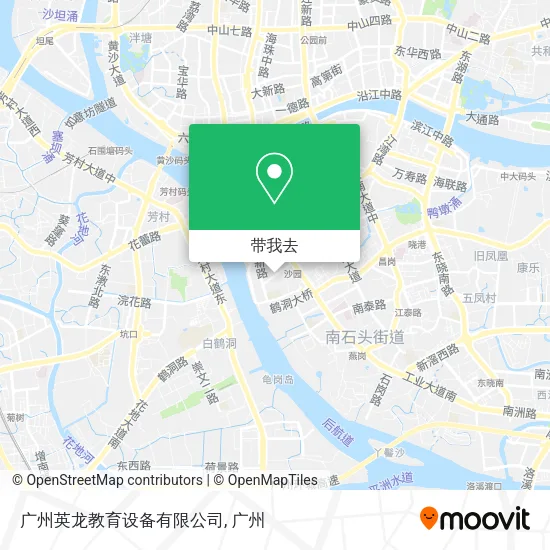 广州英龙教育设备有限公司地图