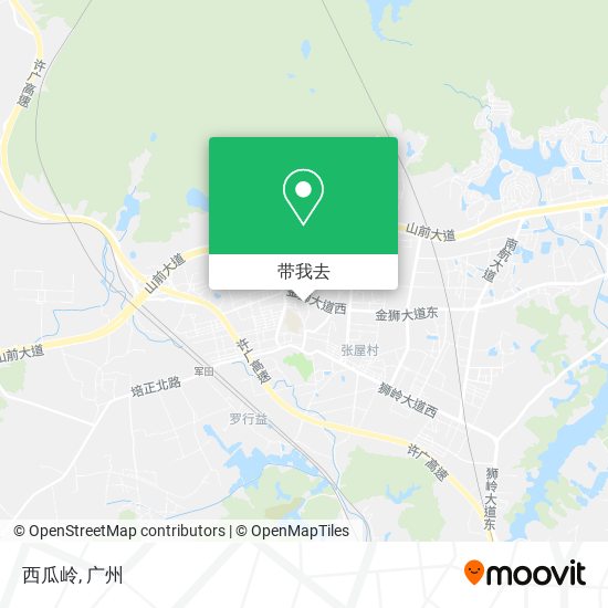 西瓜岭地图