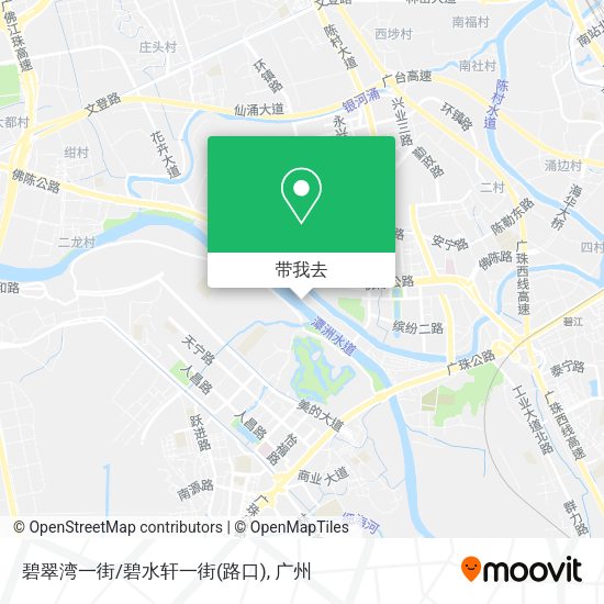 碧翠湾一街/碧水轩一街(路口)地图