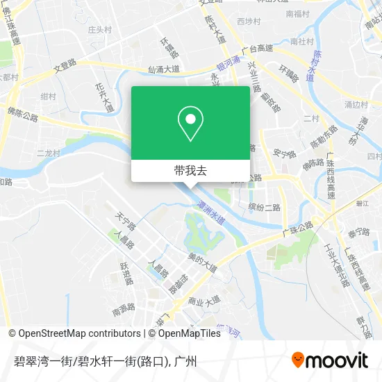 碧翠湾一街/碧水轩一街(路口)地图