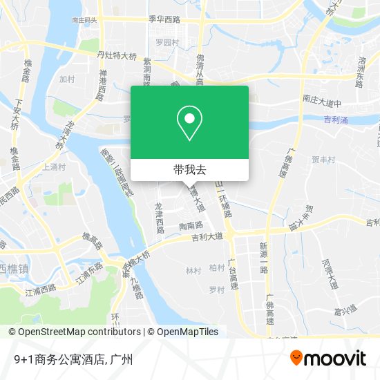 9+1商务公寓酒店地图