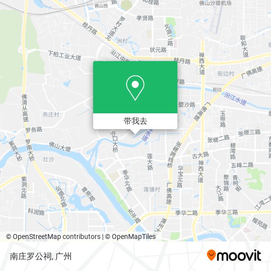 南庄罗公祠地图