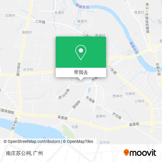南庄苏公祠地图