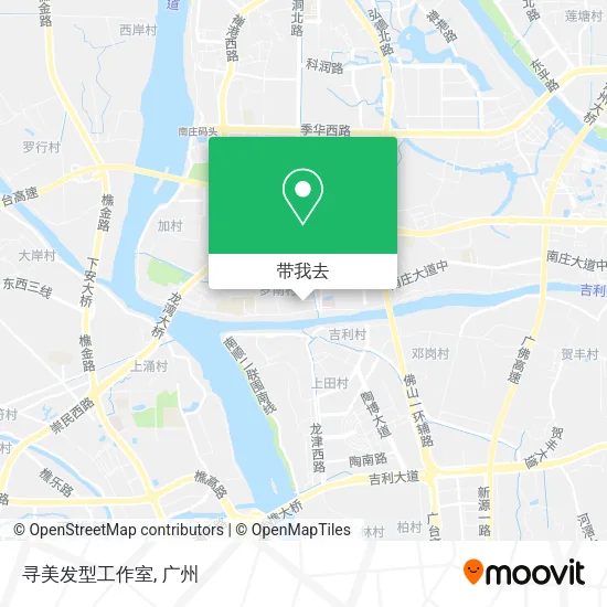 寻美发型工作室地图