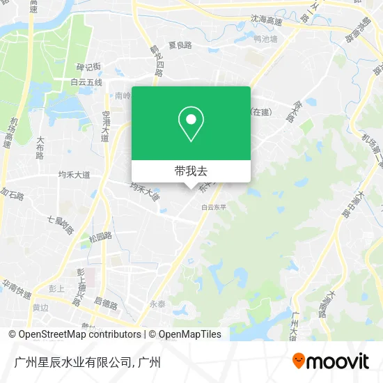 广州星辰水业有限公司地图