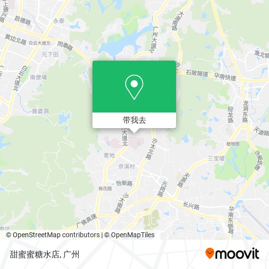 甜蜜蜜糖水店地图