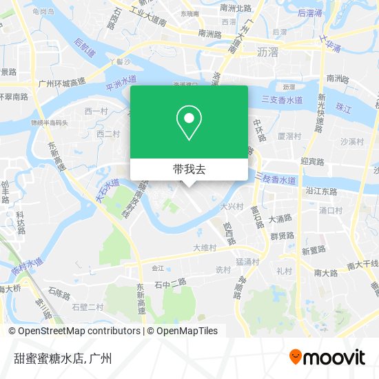 甜蜜蜜糖水店地图