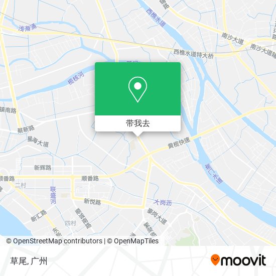 草尾地图