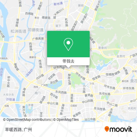 草暖西路地图