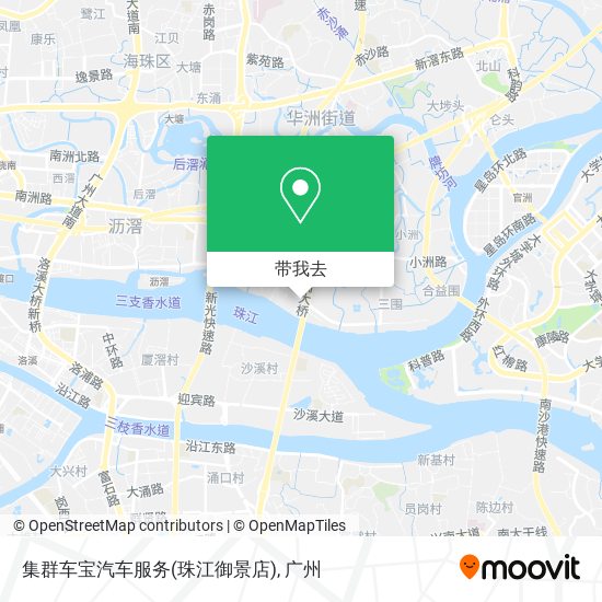 集群车宝汽车服务(珠江御景店)地图