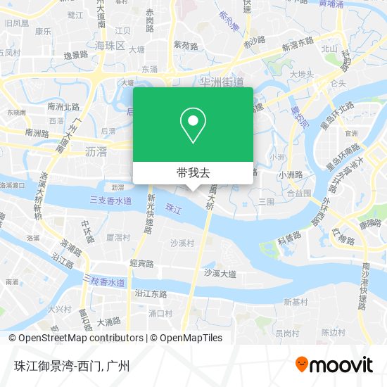 珠江御景湾-西门地图