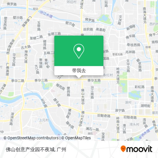 佛山创意产业园不夜城地图