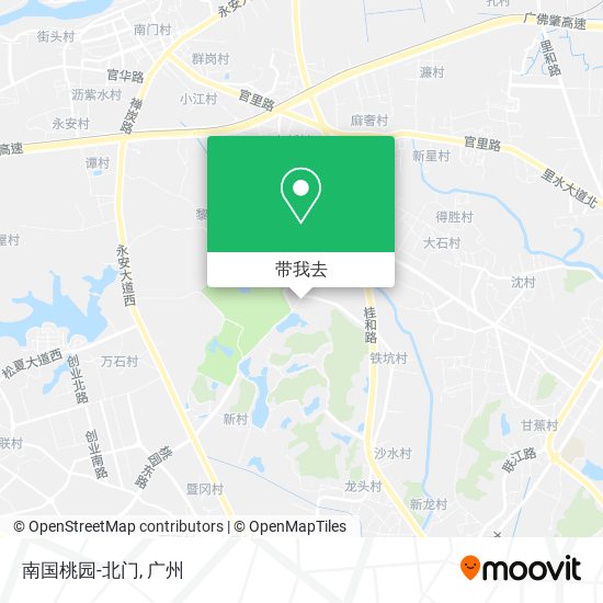 南国桃园-北门地图