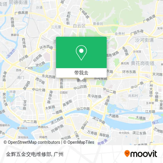 金辉五金交电维修部地图
