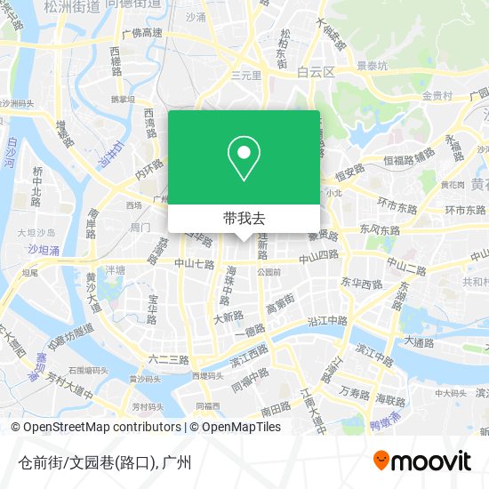 仓前街/文园巷(路口)地图