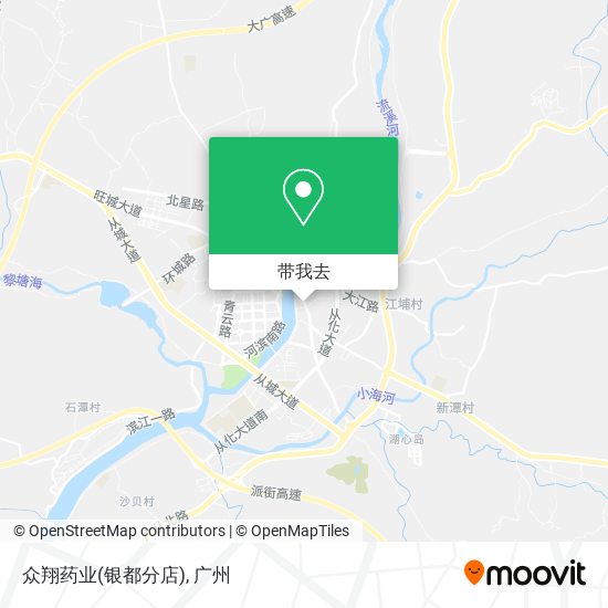众翔药业(银都分店)地图