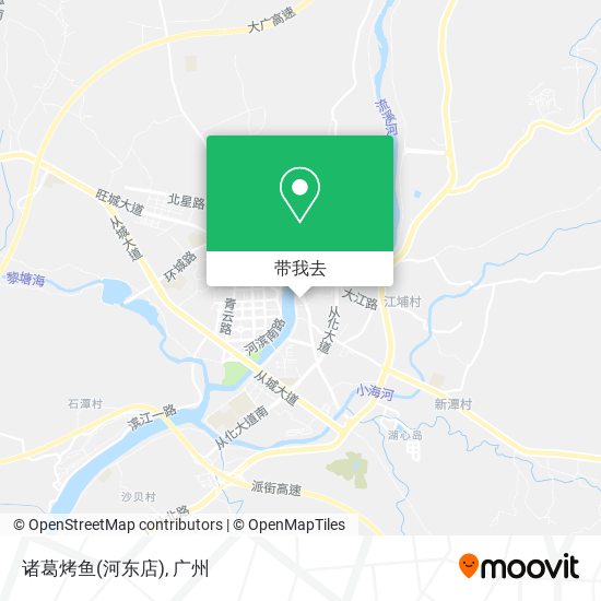 诸葛烤鱼(河东店)地图