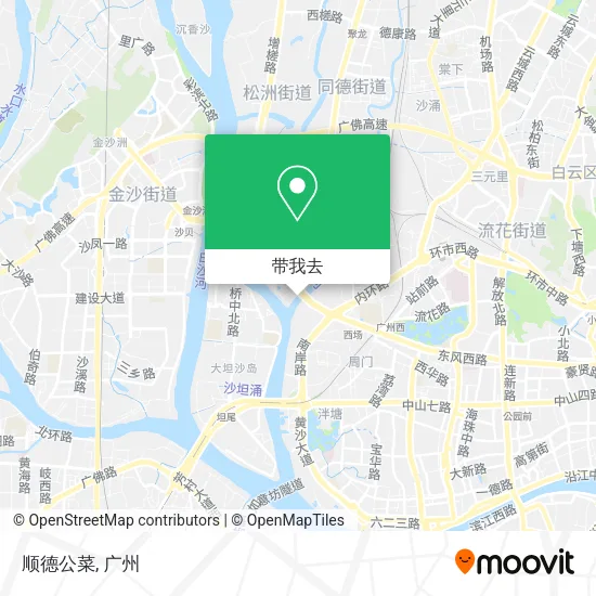 顺德公菜地图