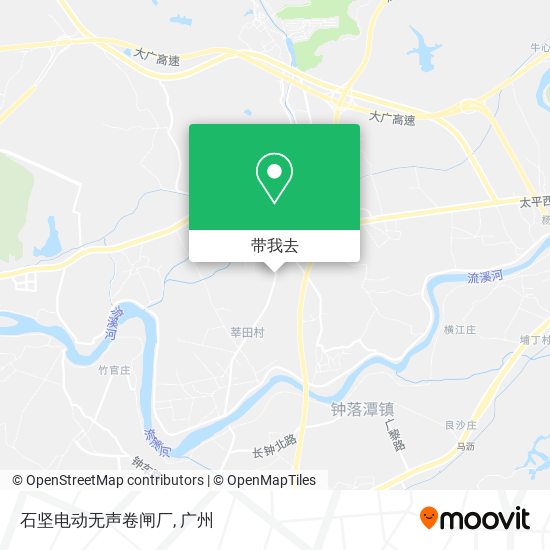 石坚电动无声卷闸厂地图