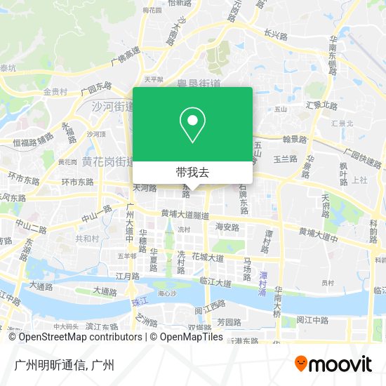 广州明昕通信地图