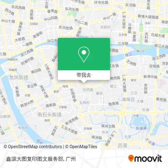 鑫源大图复印图文服务部地图