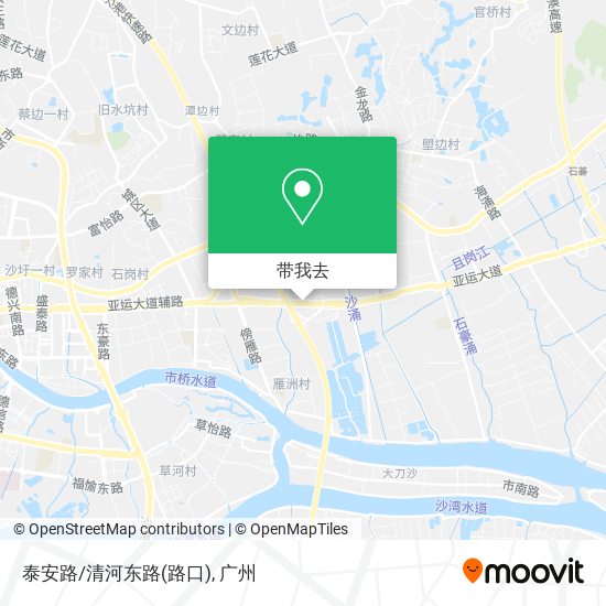 泰安路/清河东路(路口)地图