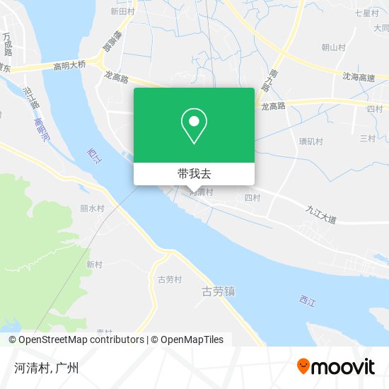 河清村地图