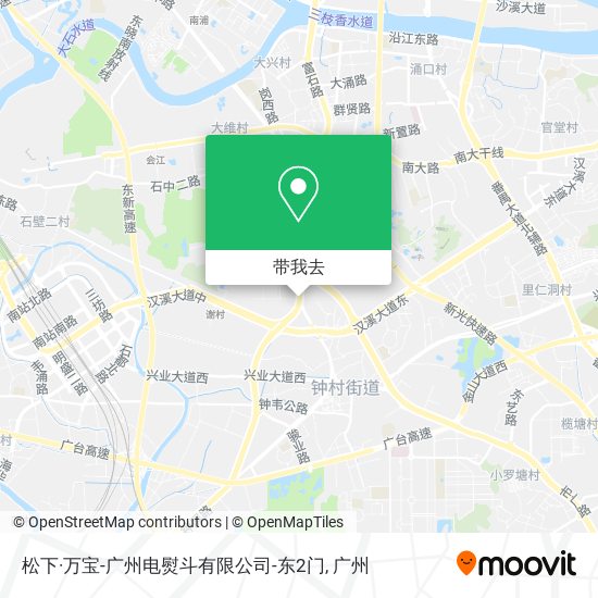 松下·万宝-广州电熨斗有限公司-东2门地图