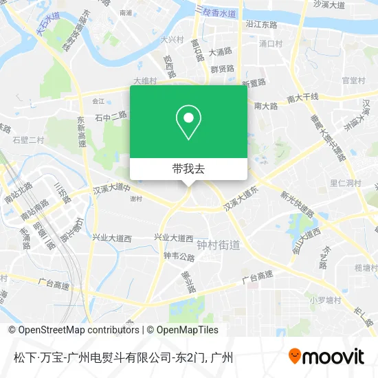 松下·万宝-广州电熨斗有限公司-东2门地图